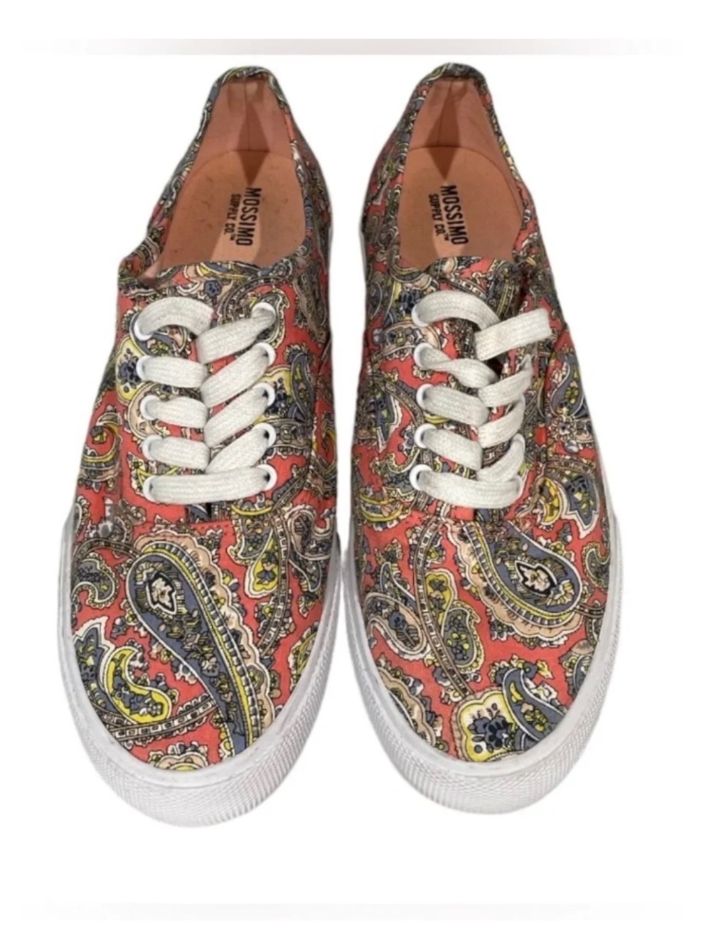 Mossimo Paisley Print Canvas Sneakers